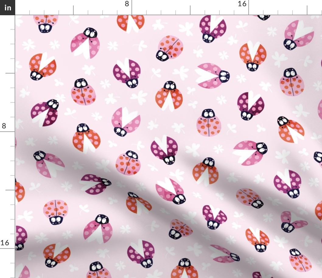 Ladybug dots in pink