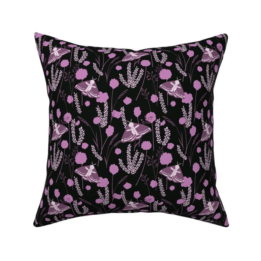 Striking Moorland - Black and Purple