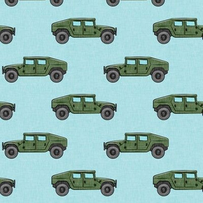 utility vehicles - military vehicles - green on blue  - LAD19