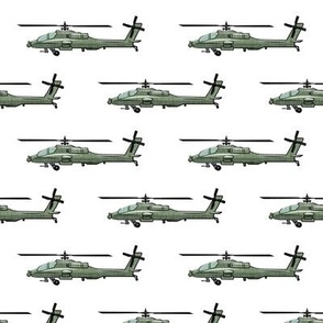 Military helicopter - army vehicles - green - LAD19