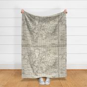 Taupe World Map