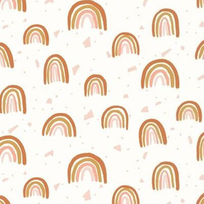 Terrazzo Terracotta Rainbows - Small Scale
