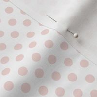 Simple Dot // Blush on White