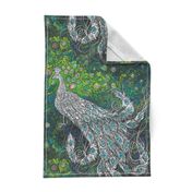 Green Blue Silver Peacock-Feather Challenge-Kim Marshall