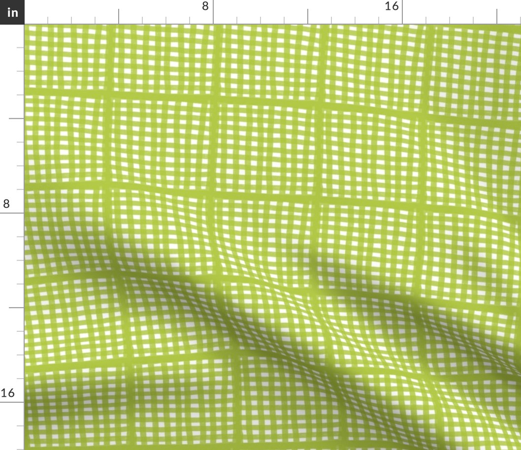 Lime Gingham