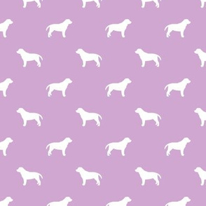 Labrador silhouette dog fabric - dog fabric, labrador fabric, dog breed fabric, dog silhouette fabric, dog silhouette, dog, dogs - light purple
