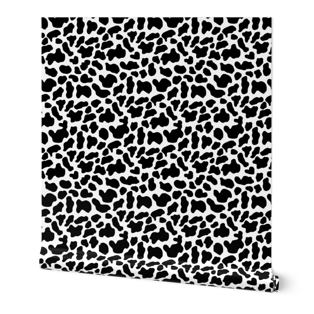 Cow print Black white 