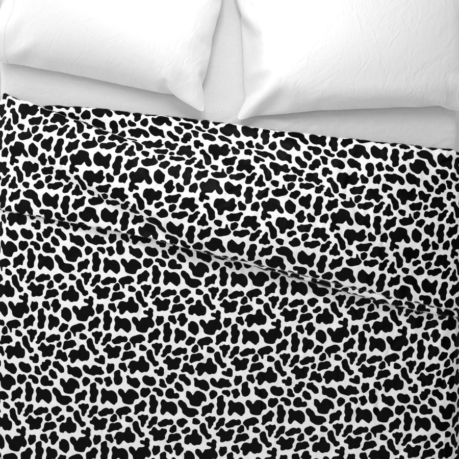 Cow print Black white 