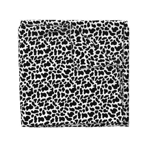 Cow print Black white 