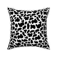 Cow print Black white 