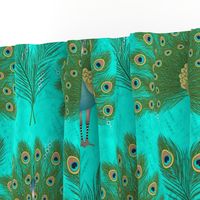 Peacock Feathers (Turquoise)