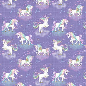 Pastel Unicorn Fabric, Wallpaper and Home Decor | Spoonflower