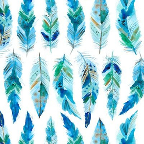 painted feathers 2