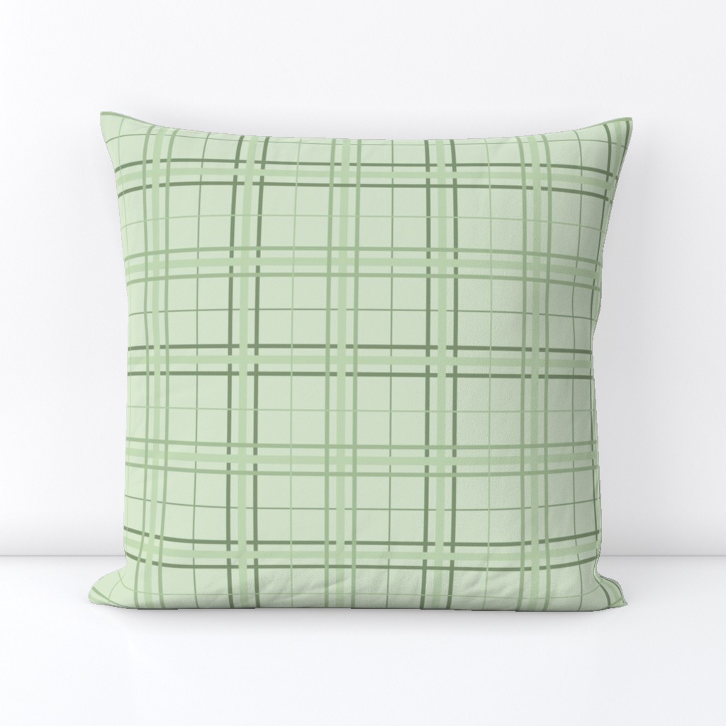 Summer Plaid: Mossy Green Plaid 