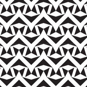 Black and White Pattern Line 001