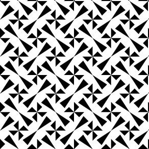 Black and White Pattern Line 002