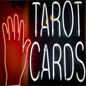 Tarot Cards Neon Sign