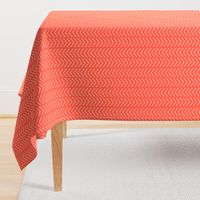 Dotted Herringbone, Rusty Orange