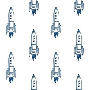 rockets fabric outer space quilt coordinates navy