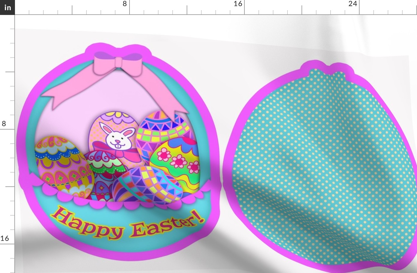 Cut and Sew Easter Basket 