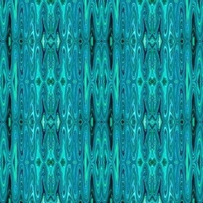DSC3 - Small -  Surreal Dreams in Aqua - Turquoise