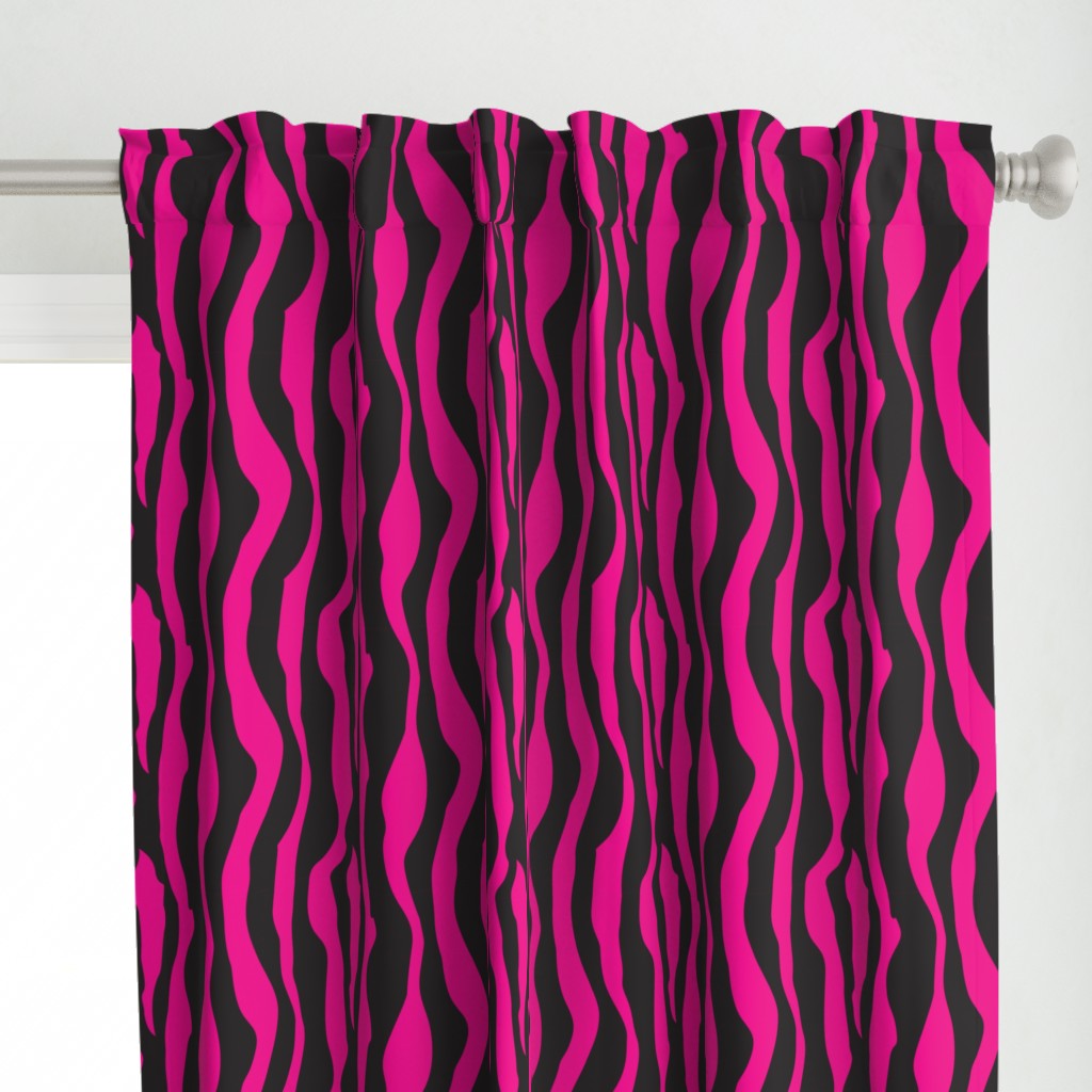 Pink and Black Zebra Pattern