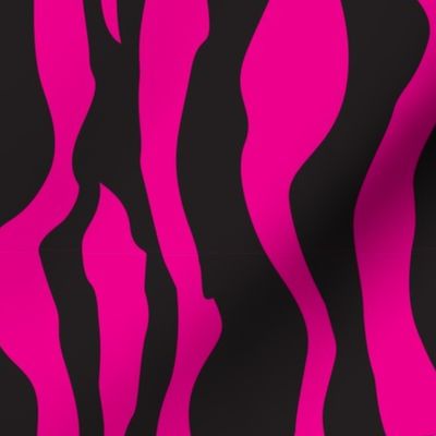 Pink and Black Zebra Pattern