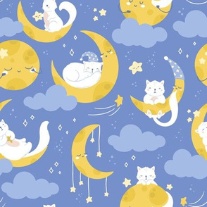 Cat and Moon - neutral