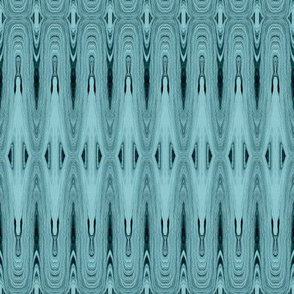DSC5 -  Wide - Baroque Cathedral Stripes in Tones of Pastel Rustic Teal aka Ornate Art Deco Stripes