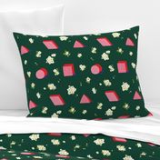 Floral Geometric Green