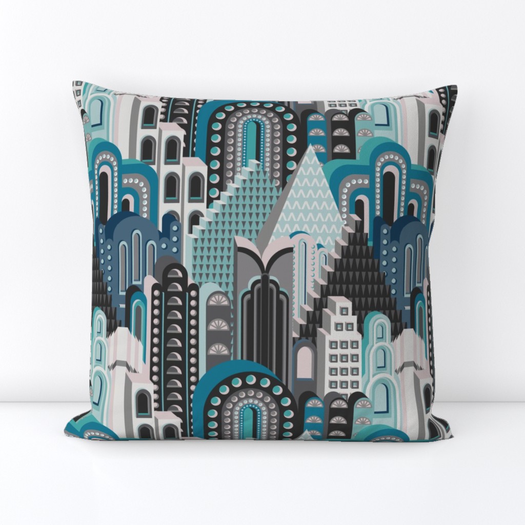 Deco Metropolis City Small Blue