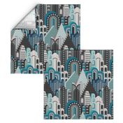 Deco Metropolis City Small Blue