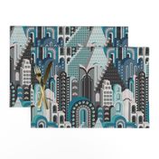 Deco Metropolis City Small Blue