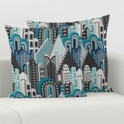 Deco Metropolis City Small Blue