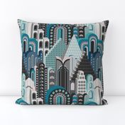 Deco Metropolis City Small Blue