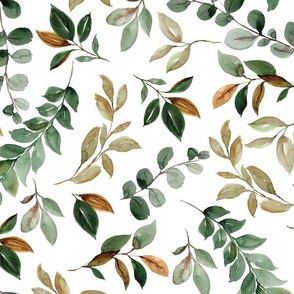 magnolia leaves and branches