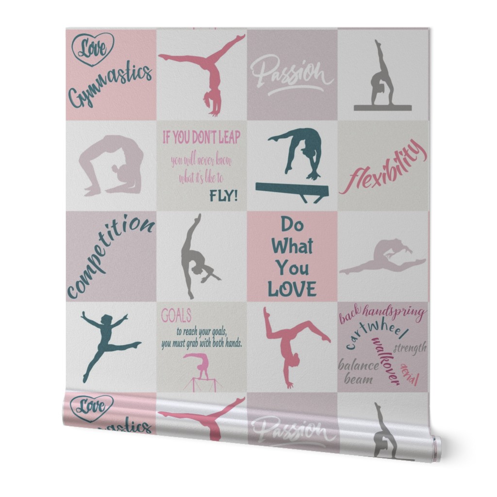 gymnastics cheater quilt