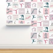 gymnastics cheater quilt