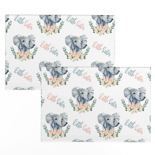 floral elephant little sister