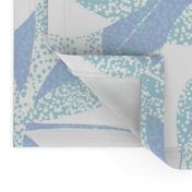 Spotted Leaves Sky Chambray 150L