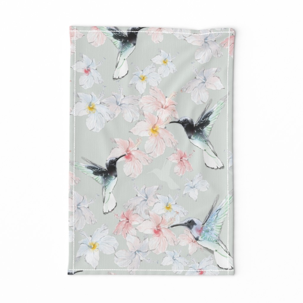 Humming bird Spring Pattern - Beija Flor