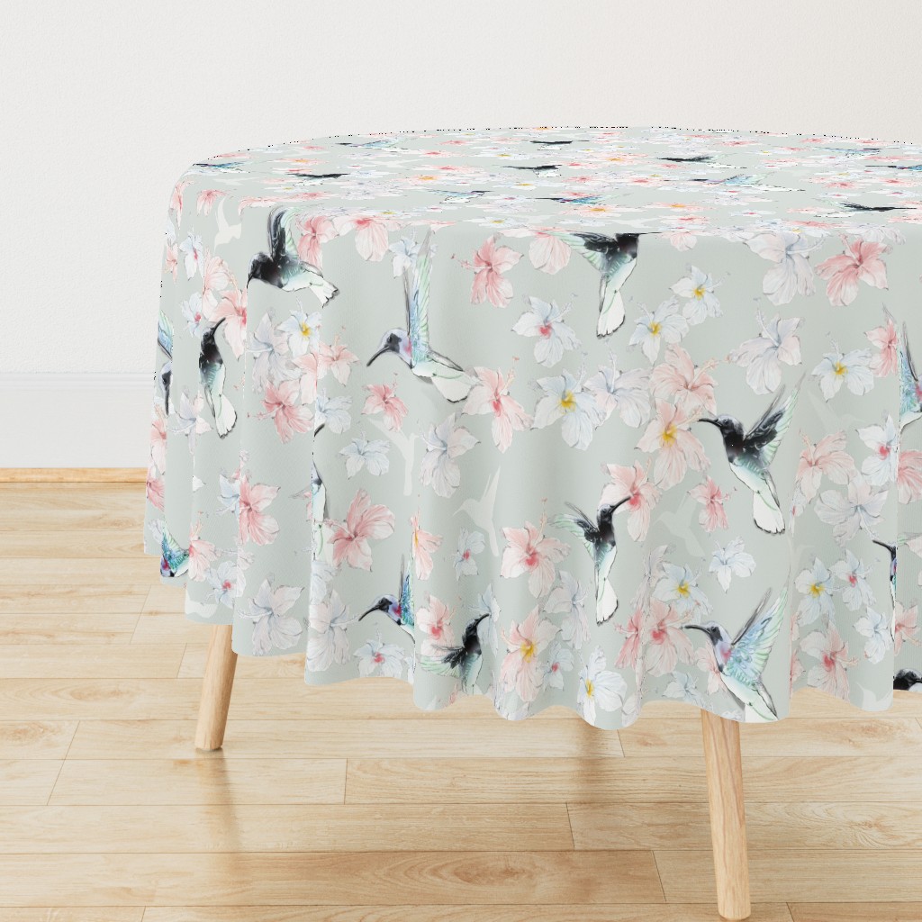 Humming bird Spring Pattern - Beija Flor