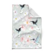 Humming bird Spring Pattern - Beija Flor