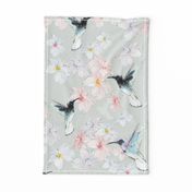 Humming bird Spring Pattern - Beija Flor