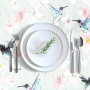 Humming bird Spring Pattern - Beija Flor