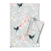 Humming bird Spring Pattern - Beija Flor