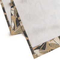 Spotted Leaves Dove Jute Charcoal 150