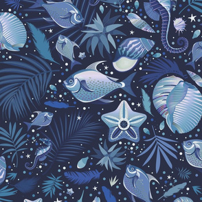 Underwater Magic in Blue