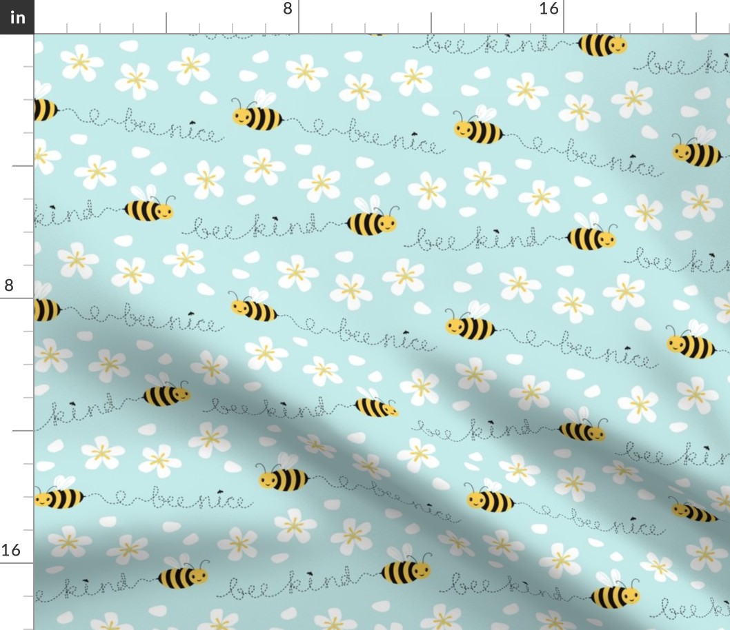 Bee nice, Bee kind (small scale) 6''