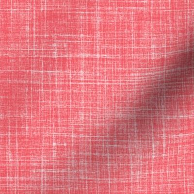 faux linen rust rose